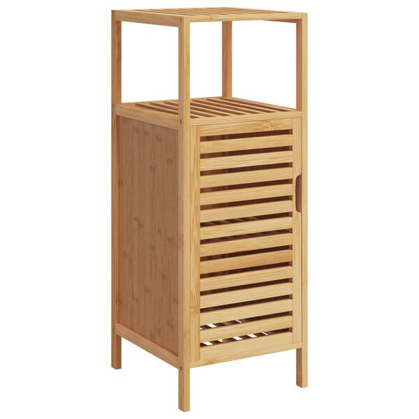 vidaXL Badezimmerschrank mit Ablage 36x33x87 cm Bambus