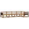 vidaXL Outdoor-Sofagarnitur 5 pcs Natur Massivholz Akazie