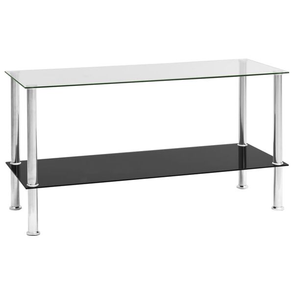 vidaXL Couchtisch Transparent 110x43x60 cm Hartglas