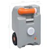 vidaXL Camping-Wassertank mit Rollen 25 L Grau