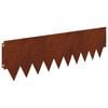 vidaXL Raseneinfassung 20 Stk. 103 x 30 cm Metall Rostig