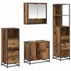 vidaXL Badezimmerm&ouml;bel-Set 4 stk. Altholz 65 x 33 x 60 cm