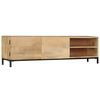 vidaXL TV-Schrank 145x30x41 cm Massivholz Mango