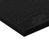 vidaXL Regalbrett 4 pcs Schwarz 40 x 20 x 1,5 cm Holzwerkstoff
