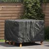 vidaXL Gartenmöbelabdeckung Schwarz 100 x 100 x 70 cm 420D