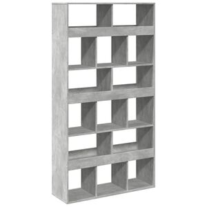 vidaXL Raumteiler Betongrau 100x33x187,5 cm Holzwerkstoff