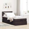 vidaXL Ottoman-Bett mit Matratze Dunkelbraun 80x200 cm Stoff