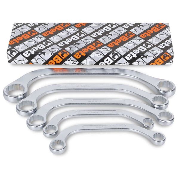 Beta Tools 3-tlg. Ringschl&uuml;ssel-Set Gebogen 83/S3