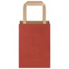 vidaXL Papiertragetaschen 50 Stk. mit Henkeln Rot 15x8x21 cm