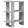 vidaXL B&uuml;cherregal Beton Grau 52 x 25 x 71,5 cm Holzwerkstoff