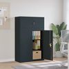 vidaXL Aktenschrank Anthrazit 90x40x145 cm Stahl