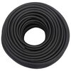 vidaXL Hybrid-Luftschlauch Schwarz 0,6" 50 m Gummi und PVC