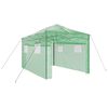 vidaXL Gew&auml;chshaus mit Pop-up-Rahmen Gr&uuml;n 290 x 430 x 315 cm Eisen