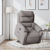 vidaXL Relaxsessel mit Aufstehhilfe Elektrisch Taupe Stoff