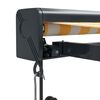 vidaXL Markise Einziehbar Gelb und Weiß 3x2,5 m Stoff und Aluminium