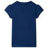 Kinder-T-Shirt Marineblau 116