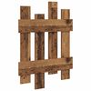 vidaXL Wandmontierter nachttisch Altholz 60 x 3 x 82 cm Holzwerkstoff
