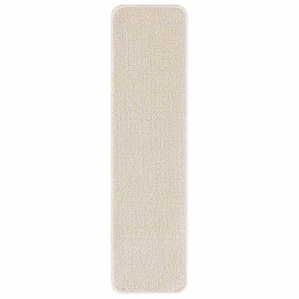 vidaXL Rutschfeste Treppenmatten 15 pcs Creme 75 x 20 cm PP