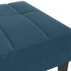 vidaXL Fu&szlig;hocker Blau 77x55x31 cm Samt