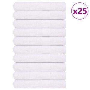 vidaXL Saunat&uuml;cher FROGN 25 Stk. Wei&szlig; 80x200 cm 360 g/m&sup2;