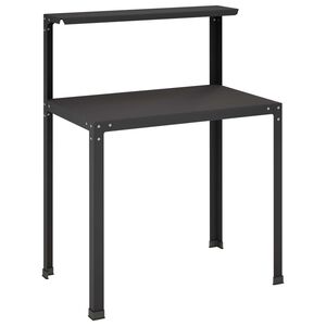 vidaXL Pflanztisch 100 x 50 x 104 cm Pulverbeschichteter Stahl Schwarz