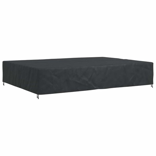 vidaXL M&ouml;belbezug Uni Schwarz 400 x 300 x 70 cm 210D