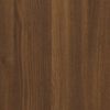 vidaXL Bücherregal 5 Fächer Braun Eiche 40x24x175 cm Holzwerkstoff