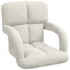 vidaXL Bodenstuhl Creme 58 x 62 x 58 cm Samt