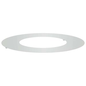 vidaXL geeignet f&uuml;r flachen Baumring Silber &Oslash;40/70 cm Verzinkter Stahl