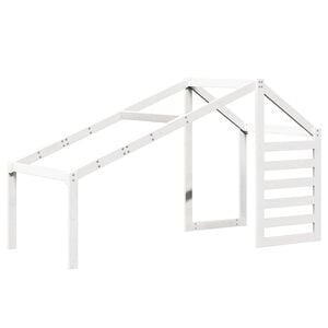vidaXL Dach f&uuml;r Kinderbett Wei&szlig; 198x87x113 cm Massivholz Kiefer