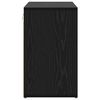 vidaXL Schuhschrank mit Regal Schwarz Eichen-Optik 77,5 x 30 x 51 cm