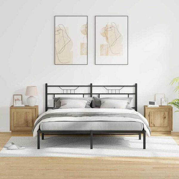 vidaXL Nachttisch 2 pcs Artisan-Eiche 44 x 34,5 x 45 cm Holzwerkstoff