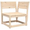 vidaXL 8-tlg. Garten-Lounge-Set Massivholz Kiefer