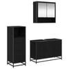 vidaXL Badezimmerm&ouml;bel-Set mit Schubladen 2 pcs Altholz Holzwerkstoff