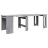 vidaXL Esstisch 240 x 85 x 75 cm Holzwerkstoff Grau Sonoma