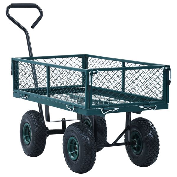 vidaXL Gartenwagen Gr&uuml;n 250 kg