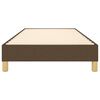 vidaXL Boxspringbettgestell Dunkelbraun 90x200 cm Stoff
