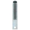vidaXL Fahnen Pole Holde Silber 15 x 3 x 0,35 cm Stahl