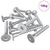 vidaXL Confirmat-Schrauben 5000 Stk. Silber Metall