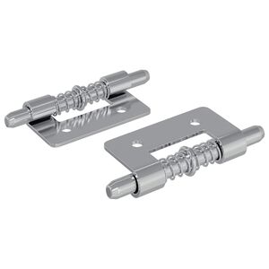 vidaXL Riegel 2 pcs Silber 46 x 17 x 1,2 mm Stahl