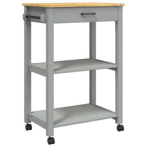 vidaXL K&uuml;chenwagen MONZA 60x40x88,5 cm Massivholz Kiefer