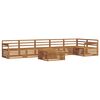 vidaXL Outdoor-Sofagarnitur 7 pcs Natur Massivholz Akazie