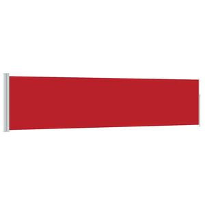 vidaXL Ausziehbare Seitenmarkise 120&times;500 cm Rot