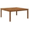 vidaXL Couchtisch Natur 98 x 100,5 x 45 cm Massivholz Akazie