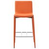 vidaXL 3-tlg. Bar-Set Kunstleder Orange
