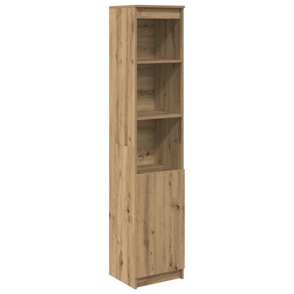 vidaXL Highboard Artisan-Eiche 37,5x35x180 cm Holzwerkstoff