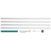 vidaXL Fahnenmast Aluminium 6,2 m