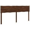 vidaXL Kopfteil mit Live Edge ROSTOCK Dunkelbraun 180 cm