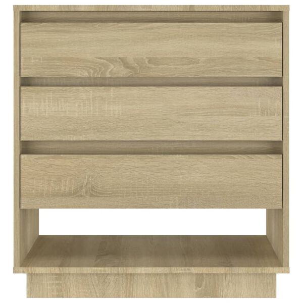vidaXL Sideboard Sonoma-Eiche 70x41x75 cm Holzwerkstoff