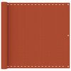 vidaXL Balkon-Sichtschutz Orange 90x600 cm HDPE